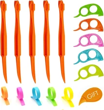 Orange Peeler Set Citrus Lemon Peel Cutter Vegetable Slicer Fruit Tools(15 Pack)