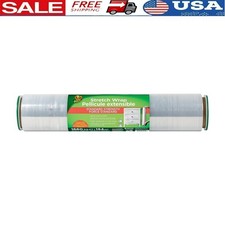 Self Adhesive Clear Stretch Wrap Film 20in x 1000ft Packing Moving Supplies US