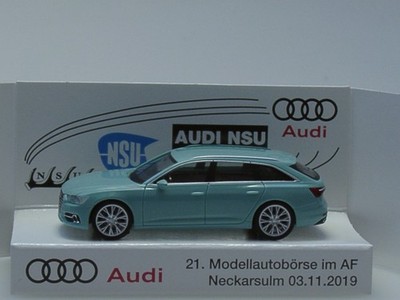 Herpa Audi A6 Avant, mint, 21. Audi Börse Neckarsulm 2019, lim. 444 Stk. - 1:87