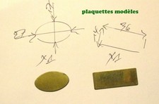 10 plaquettes lampe de mineur charbonnage mine