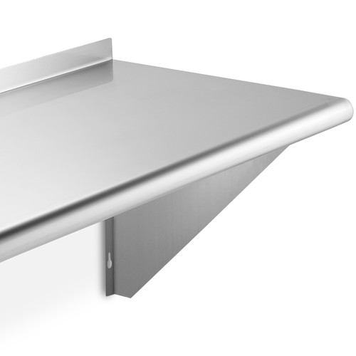 NSF Stainless Steel 18" x 24" Commercial Kitchen Wall Shelf Restaurant Shelving - Picture 3 of 7