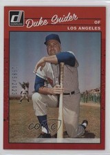 2023 Panini Donruss Retro 1990 Variation Holo Red 1685/2023 Duke Snider HOF 1ja9