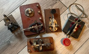 🔥MORSE CODE / HAM RADIO / TELEGRAPH KEYS / SOUNDERS / PARTS 🔥 
