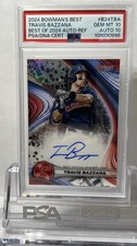 2024 Bowman's Best -Travis Bazzana #B24TBA Auto Ref PSA 10 Auto 10 Pop 1