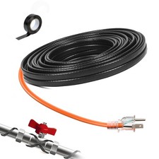 LantingMing 6FT Heat Tape for Water Pipes Roof  Gutter 6FT, black and orange