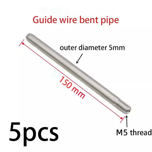 Tuyau de coude droit d'alimentation de fil de soudage laser pour pistolet à souder laser SUP QILIN - Photo 17/34