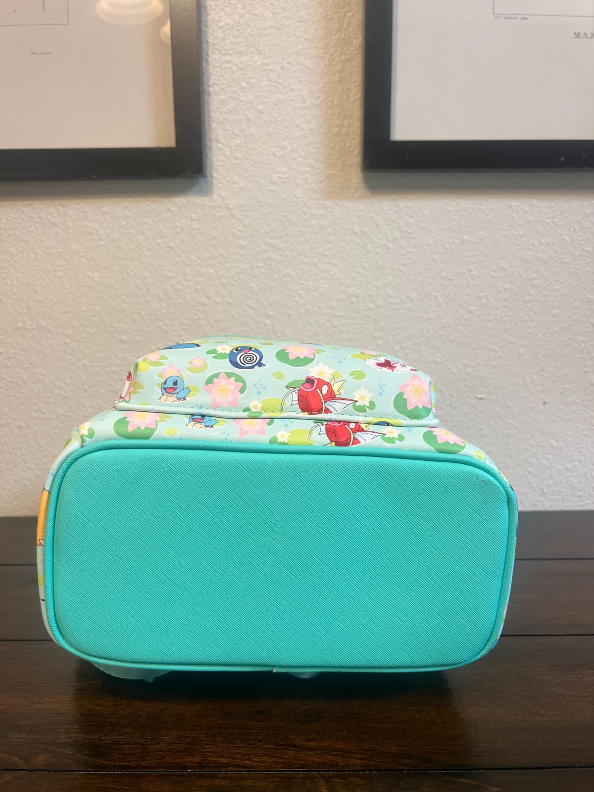 Loungefly - Pokémon Water Type Lily Pad Allover Print Mini Backpack - NEW image 6