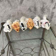 Vintage 1992 Pony Surprise Baby Ponies Plush Lot of 6 Hasbro Black White Brown