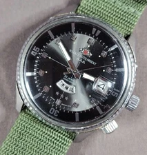 Orient King Diver Automatic Watch Quick Change Date Inner Bezel Working Vintage