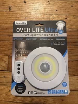 Sensor Bright Over light Ultra Rechargeable Overhead Light 