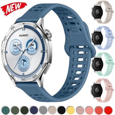 Silicone Wrist Band Strap For Huawei Watch GT 6 5 4 3 2e 2 Pro GT 6 Pro 42 46mm