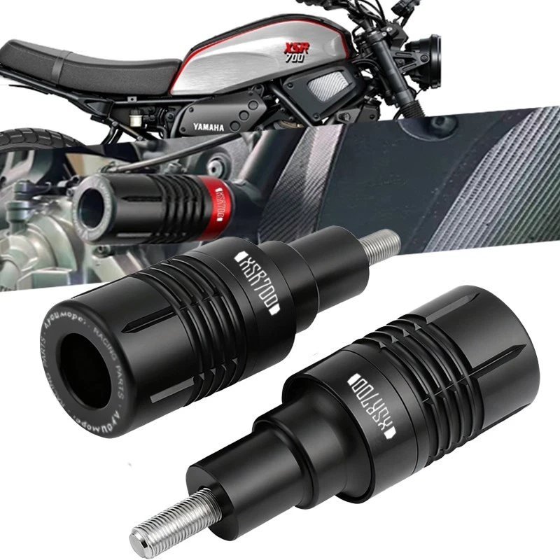 Protector de choque deslizadores de marco CNC para Yamaha XSR700 2016-2025 2024 Foto 3 de 4