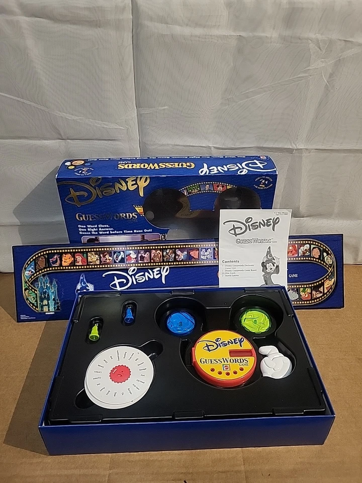 Vintage Disney GuessWords Electronic Game Tested & Works - Image 4 of 4