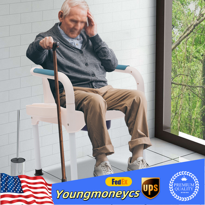 #ad #ad Bedside Commodes Chair Toilet Chair Commode Toilet with Armrests for Home Use $82.82