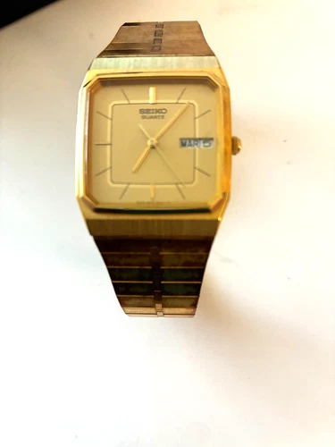 Vintage Seiko Men's Quartz Watch 6533-5039. Untested