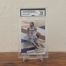 2024-25 Panini Revolution Jalen Brunson New York Knicks CCG GEM MINT 10