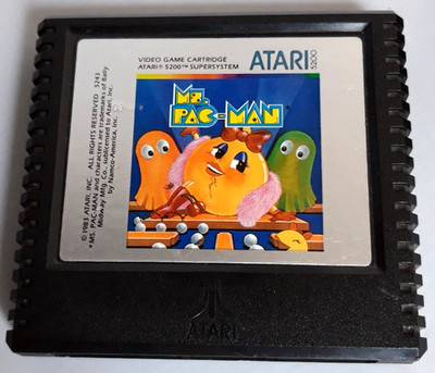 ATARI 5200 Supersystem Spiel : MS. PAC-MAN :  / 1983 / nur Modul, ohne OVP