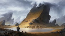 Landscape alexander skld art illustration environment Custom Gaming Mat Desk