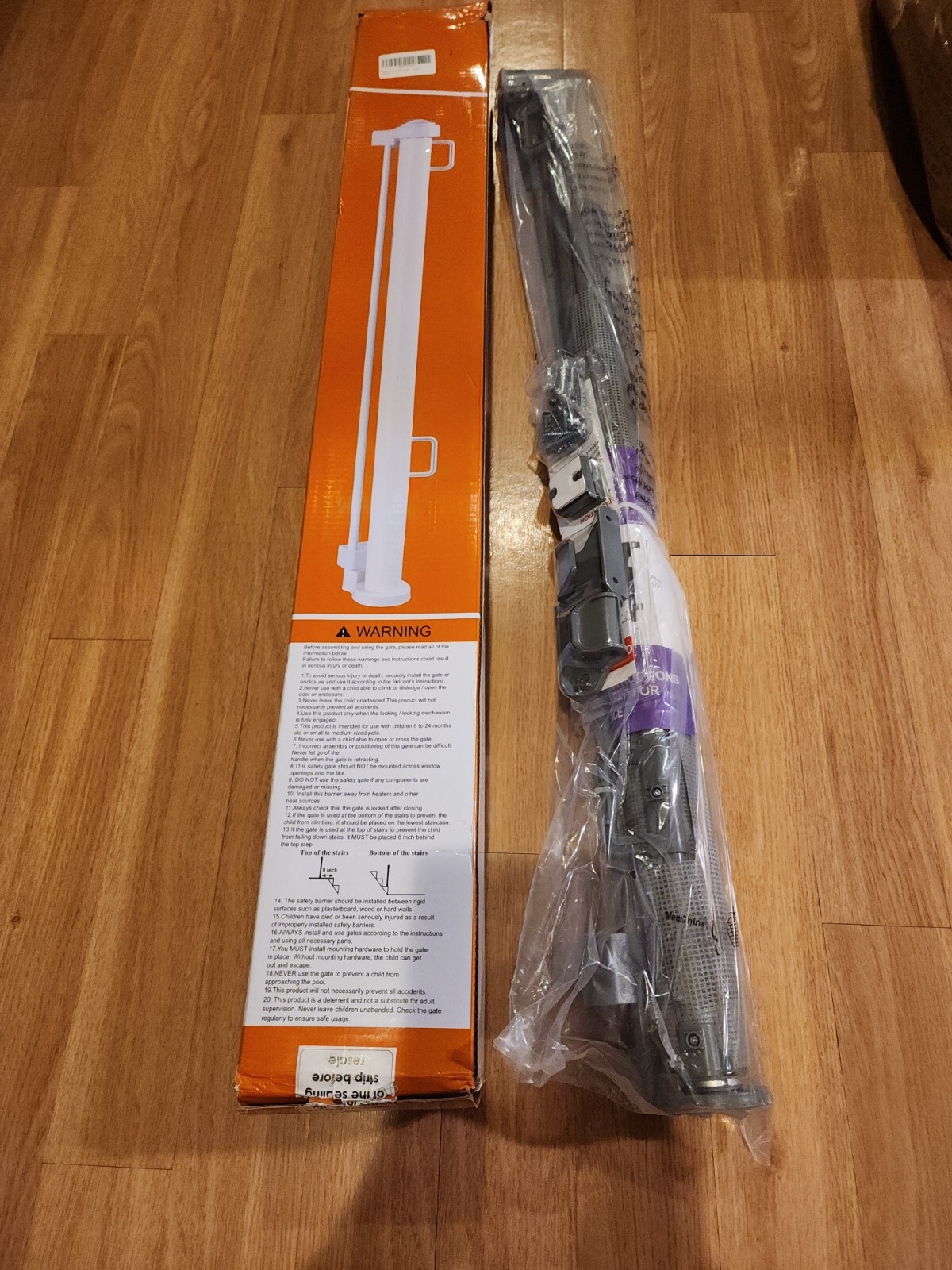 Retractable Baby Dog Safety Gate 33 Inch 55