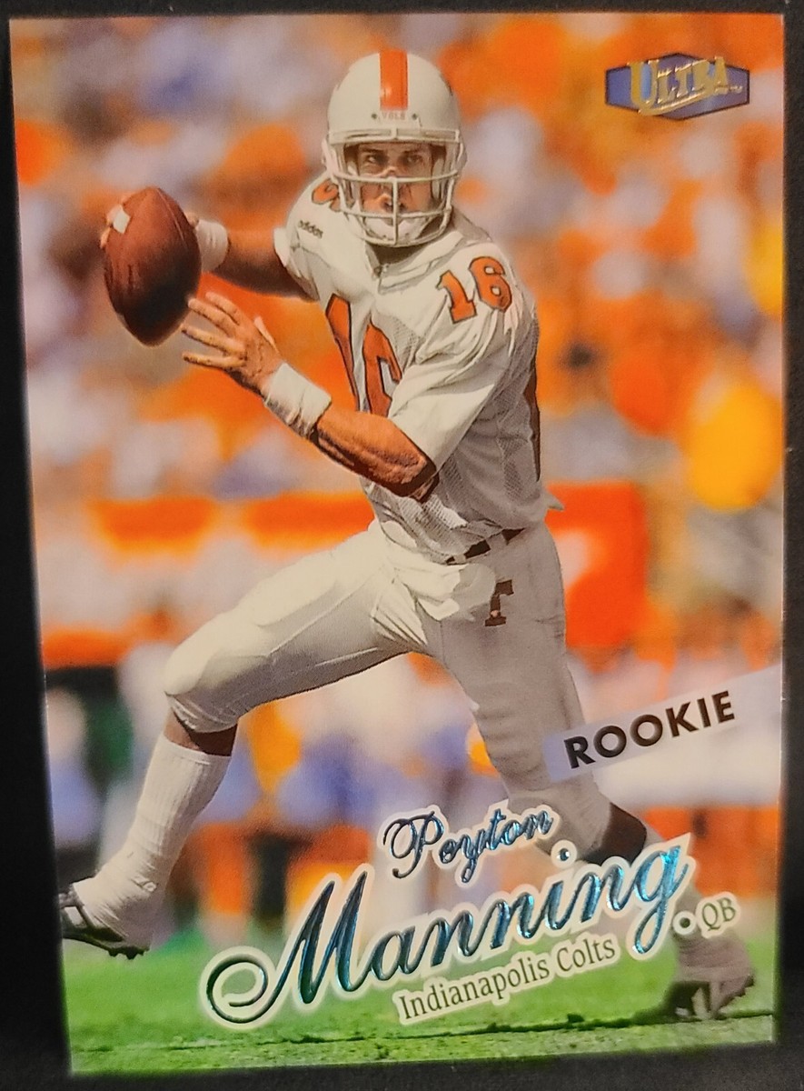 1998 Fleer Ultra Peyton Manning ROOKIE CARD #201. NM-MT Condition