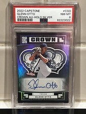 2022 PANINI CAPSTONE GLENN OTTO 👑#CGO ROOKIE AUTO Silver 5/99 PSA 8⚾️