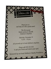Kit de invitación imprimible Hallmark Party Express (10) blanco y negro todas las ocasiones