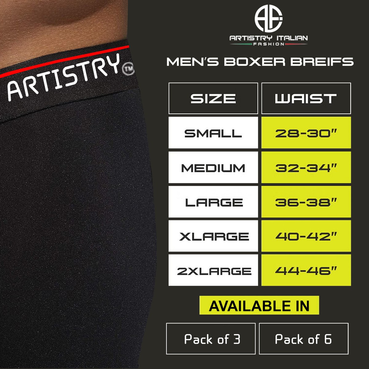 ANTONIO ROSSI (Confezione Da 3/6) Boxer Aderenti Da Uomo, Colori - Foto 8