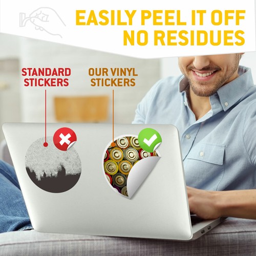2 x Vinyl Stickers 25cm - Retro Batteries Power Bank Cool Gift #3084 - 第 5/9 張圖片