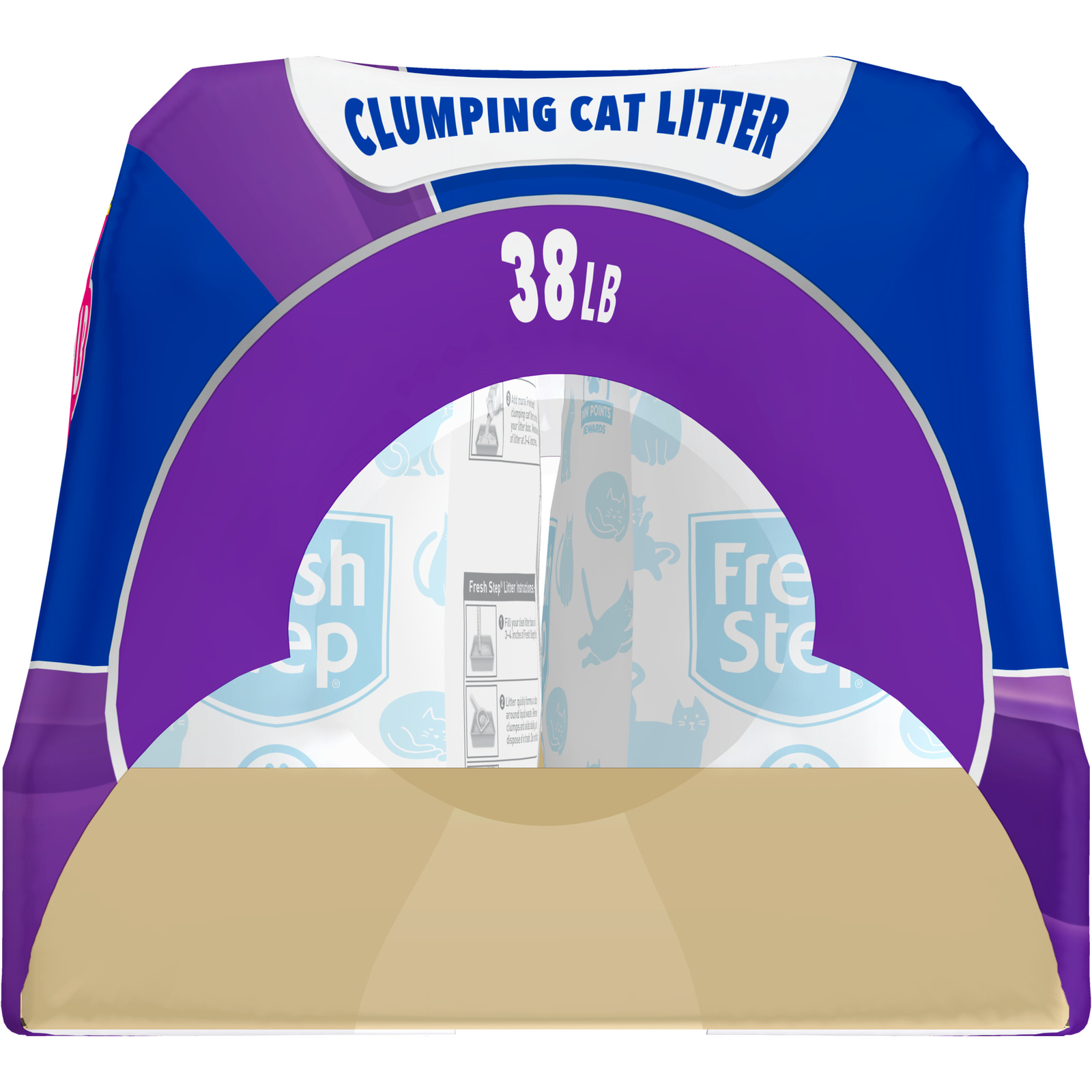 Fresh Step MultiCat Scented Cat Litter with Febreze, 38 lb. Clumping