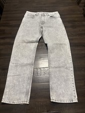 Vintage Gap Work-Force Made In USA Gray Acid Wash Denim Jeans 31x30
