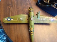 1950s Marx Wind Up Tin UD army Bomber Plane