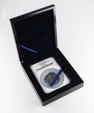 2013 25th Anniversary Canadian 5 oz .9999 Silver Maple Leaf S$50 Reverse PF-70