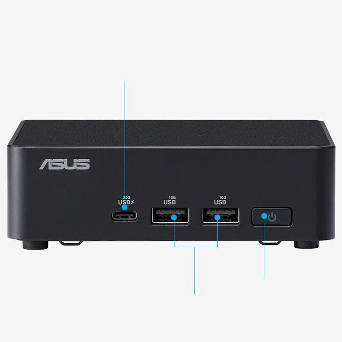 ASUS NUC 13 PRO Arena Canyon Barebone Slim Kit i7-1360P Mini Desktop PC Computer - Image 3 of 3