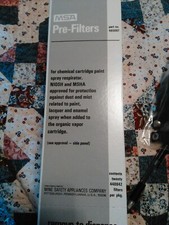 Prefiltros MSA NIOSH MSHA APROBADO 448842 NUEVO EN CAJA CANTIDAD 20 COMFO-ELITE