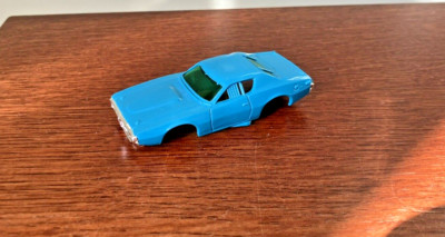 NOS Aurora AFX Dechromed Blue Dodge Charger