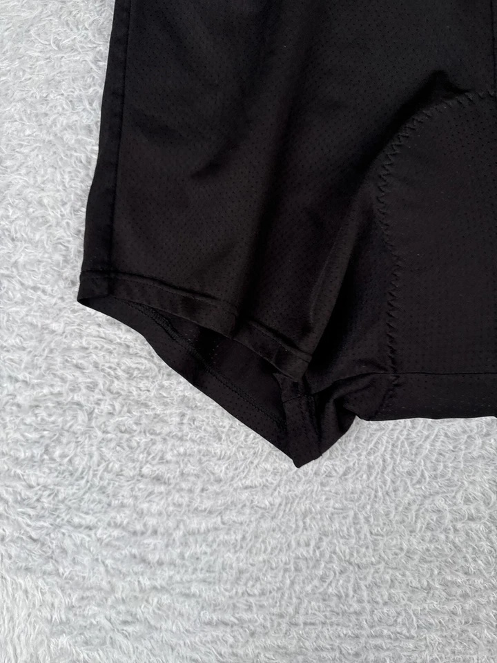 Pantalones Cortos de Ciclismo para Mujer 3XL XXXL Negro Poliéster Mezcla Spandex Forro Acolchado Foto 3 de 4