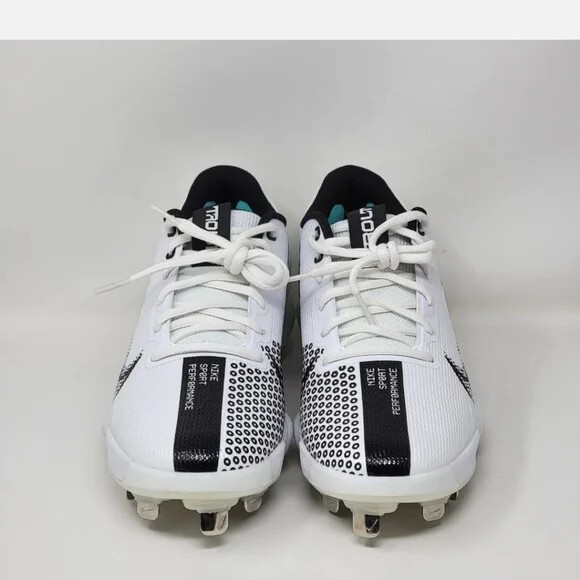 Men Nike Force Zoom Trout 7 Pro Baseball Cleats White Black 