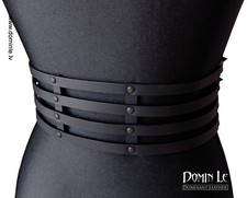 Wide belt of natural leather "Merlin" Waist Belt Fashion Belt Women Belt