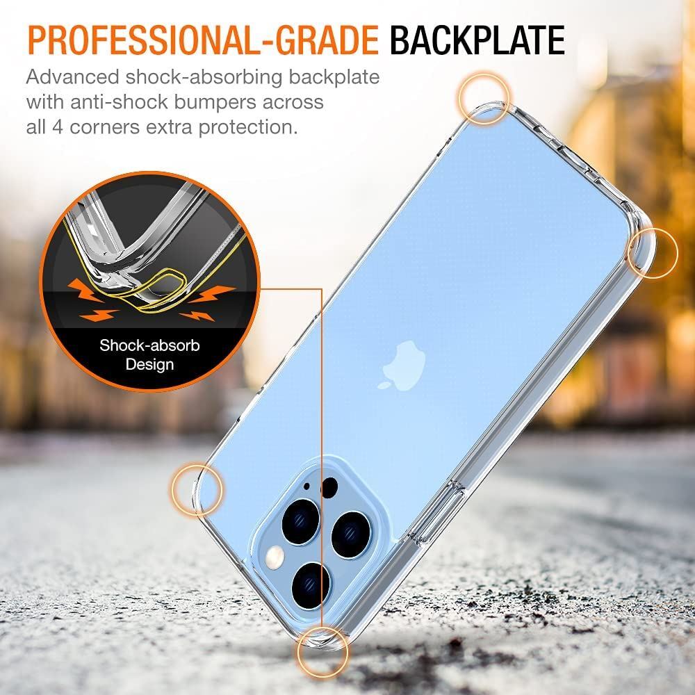 For At&t Fusion/Radiant Max 5G Clear ShockProof TPU Case (White - Foto 3