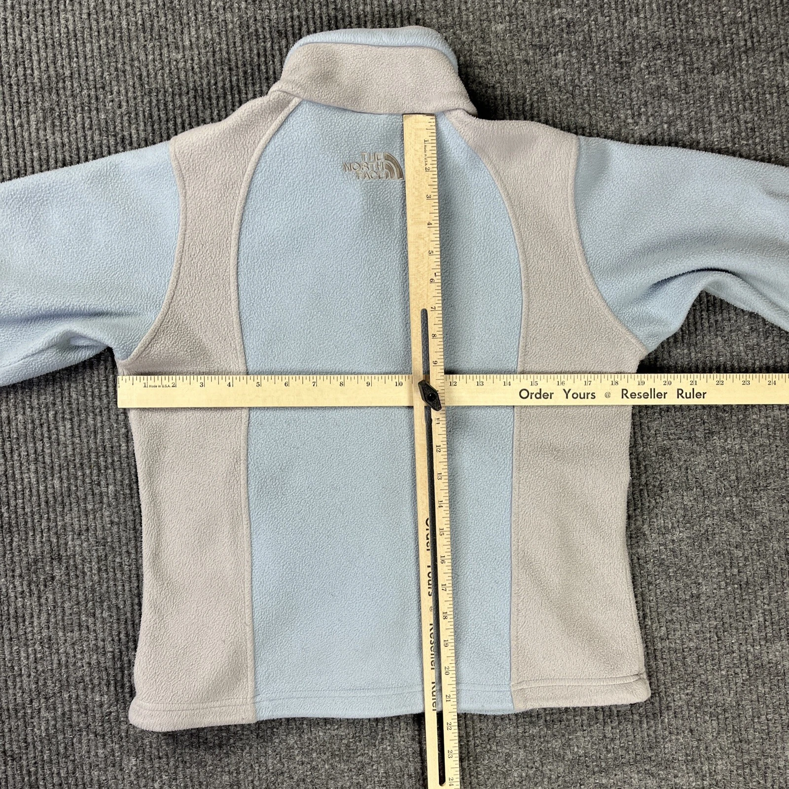 north-face fleece gorpcore color block jacket