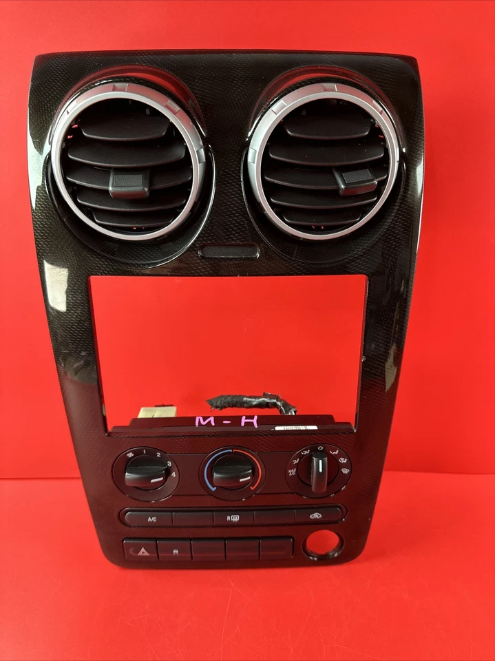 2008-2009 FORD TAURUS X RADIO DASH BEZEL TRIM W/HEAT CONTROL & SWITCH SEE PHOTO - Image 2 of 4