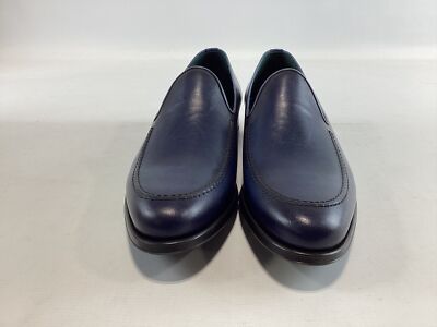 Mens Mezlan Rodin Blue Leather Dress Loafers 8M NEW | eBay display picture 1