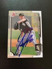 James Dykstra Signed 2015 Bowman #BP45 Card Chicago White Sox Autograph COA