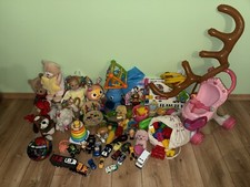 Big bundle of toys - cars, soft toys, puzzles, push chair etc. - From 1 Year Old