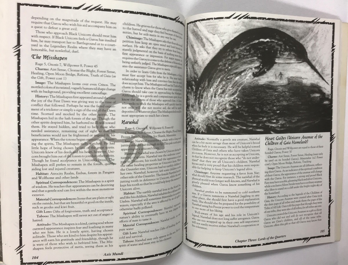Axis Mundi: The Book Of Spirits - Werewolf: The Apocalypse - Neuf Sous Blister