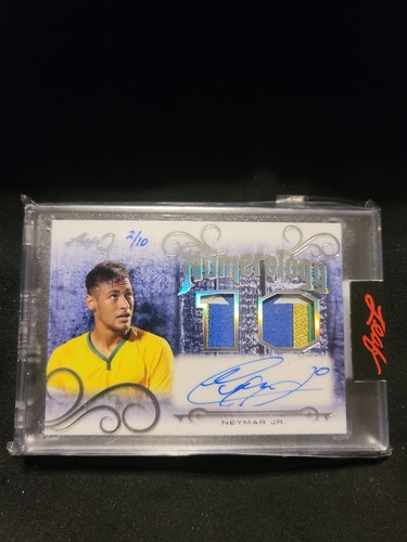 Neymar Jr. Autographed World Cup Game Used Patch /10!!