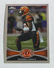 2012 Topps Chrome Rookie Card #205 George Iloka Cincinnati Bengals