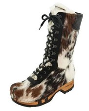 Woody Stivali Donna Stivale Wood-o-Flex Pelo Pelliccia Naturale Tgl 36 - 42