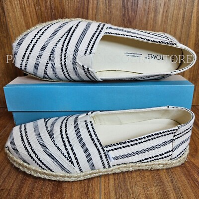 TOMS Women's Alpargata Rope Canvas Shoes Flats Natural