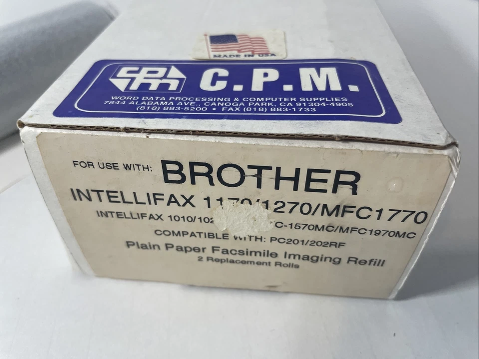 Brother PC-201/202RF Print Cartridge Fax-11770mfc Facsimile Imaging Refill NOS - Image 4 of 4
